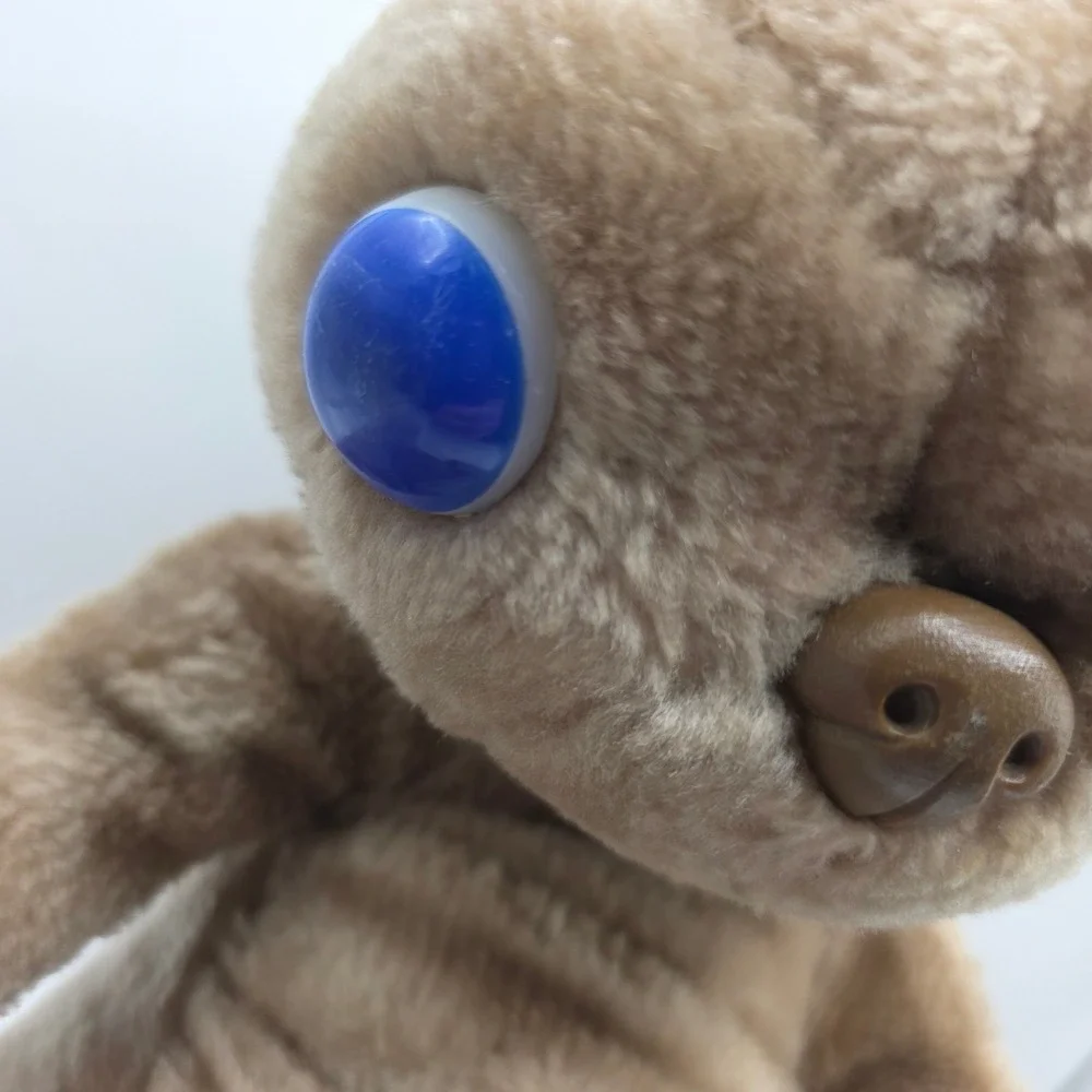 Vintage 1982 Kamar Showtime ET‎ The Extra-Terrestrial Plush Blue Eyes 1980s Toy